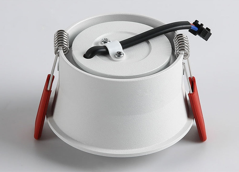 Dimmable Anti-Glare Recessed Downlight 3W 5W 7W 9W 12W 15W 18W Round AC220V Indoor Background LED Ceiling Spot Light