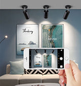 Surface Mounted 360° Rotatable LED Ceiling Downlight 7W 12W GU10 Bulb Replaceable Spot Light