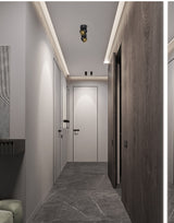 Led Surface Mounted Ceiling Downlight Round Curve Adjustable 90 degrees Nordic Spot light For Living Room Foyer Store AC90-265V