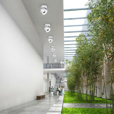 Led Surface Mounted Ceiling Downlight Round Curve Adjustable 90 degrees Nordic Spot light For Living Room Foyer Store AC90-265V