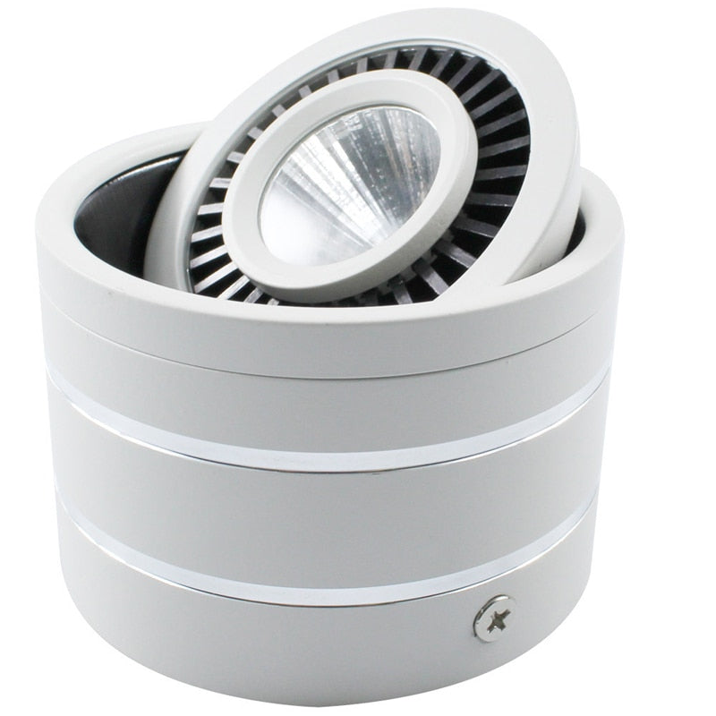 Dimmable COB Downlight 360 Degree Rotating 3W 5W 7W 10w 12w 15w COB Spot LED Light Surface Mounted Downlights LED Lights