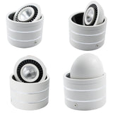 Dimmable COB Downlight 360 Degree Rotating 3W 5W 7W 10w 12w 15w COB Spot LED Light Surface Mounted Downlights LED Lights
