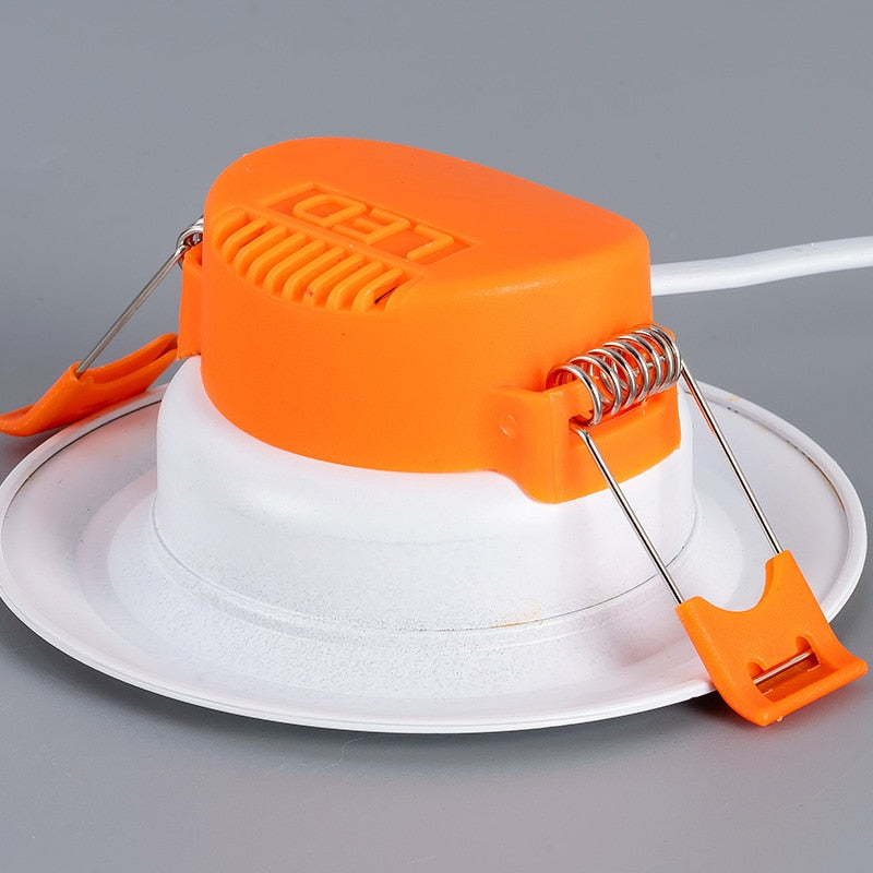 LED Downlight 220V 5W Recessed 10 Packs Round LED Ceiling Lamp AC 220V Indoor Lighting Warm White Cold White