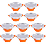 LED Downlight 220V 5W Recessed 10 Packs Round LED Ceiling Lamp AC 220V Indoor Lighting Warm White Cold White