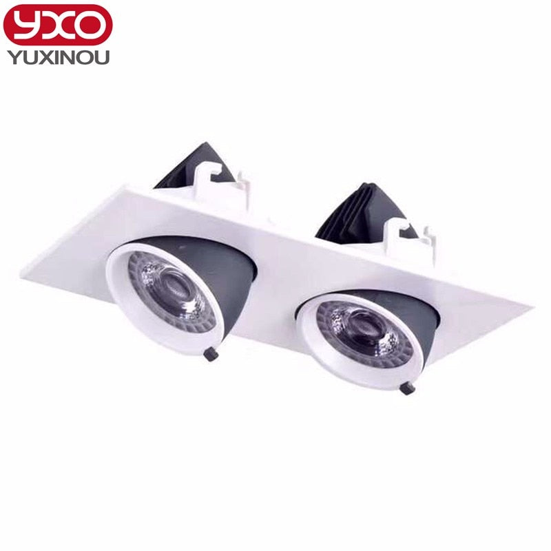 Dimmable LED Trunk Downlight COB Ceiling 10W 12W 15W 20W 30W Adjustable recessed Super Bright Indoor Light cob led downlight