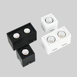 Square Dimmable COB LED Downlights 10W 20W LED Ceiling Lamps AC85~265V LED Ceiling Spot lights Surface Mounted Indoor Lighting