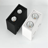 Square Dimmable COB LED Downlights 10W 20W LED Ceiling Lamps AC85~265V LED Ceiling Spot lights Surface Mounted Indoor Lighting