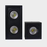 Square Dimmable COB LED Downlights 10W 20W LED Ceiling Lamps AC85~265V LED Ceiling Spot lights Surface Mounted Indoor Lighting