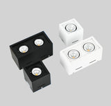 Square Dimmable COB LED Downlights 10W 20W LED Ceiling Lamps AC85~265V LED Ceiling Spot lights Surface Mounted Indoor Lighting