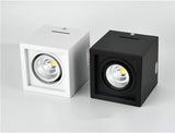 Square Dimmable COB LED Downlights 10W 20W LED Ceiling Lamps AC85~265V LED Ceiling Spot lights Surface Mounted Indoor Lighting