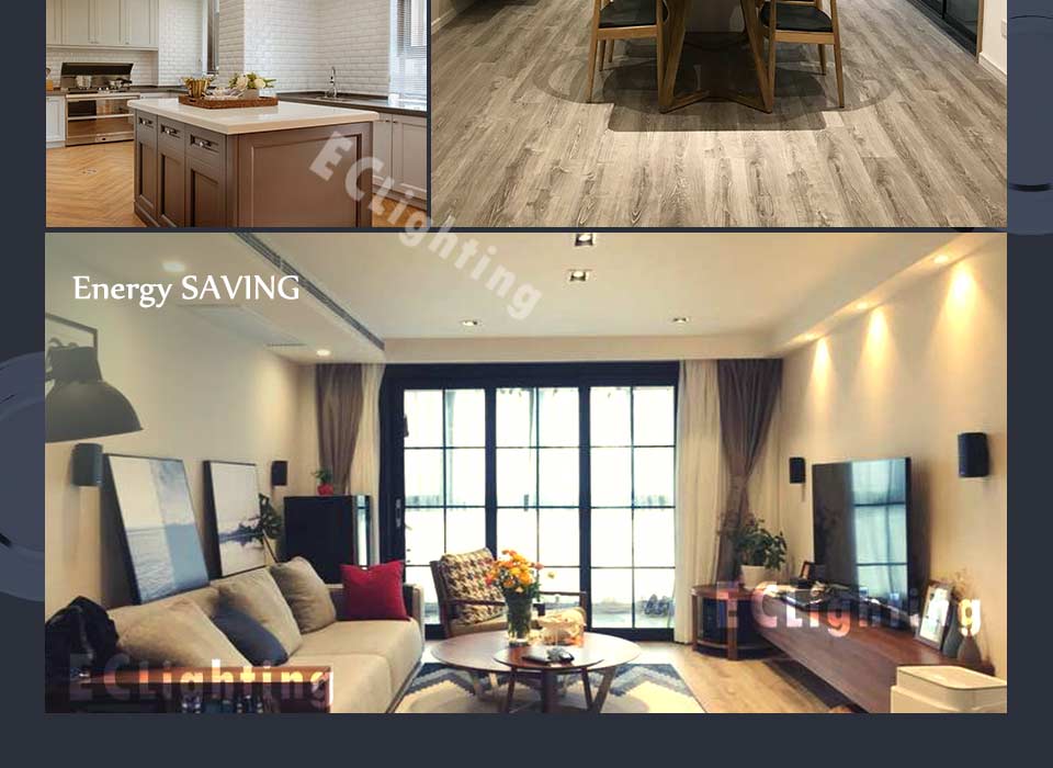 LED Down light Changeable 3W 4pcs Ceiling Recessed Light With Driver 3 Color Change Warm White Nature White Cool White