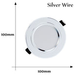 LED Down light Changeable 3W 4pcs Ceiling Recessed Light With Driver 3 Color Change Warm White Nature White Cool White