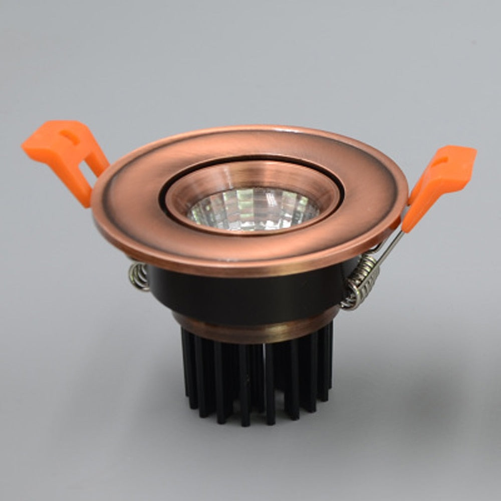 European COB Downlight 3W/5W/9W/15W AC85-265V Dimmable Downlight Lamp Recessed lighting indoor lighting