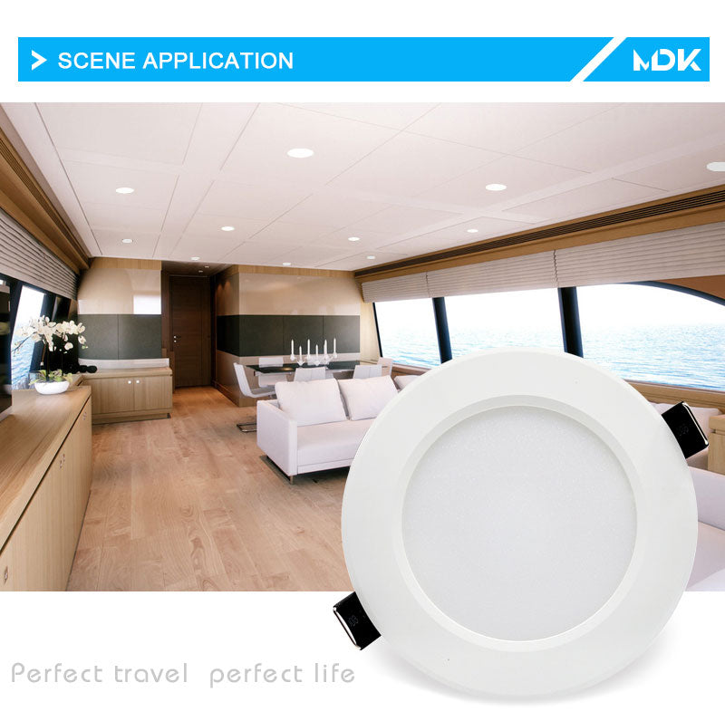 Led Downlight 5W 7W 9W 12W AC/DC 12V Ceiling lamp Recessed Cold  Natural Warm white Indoor Lighting