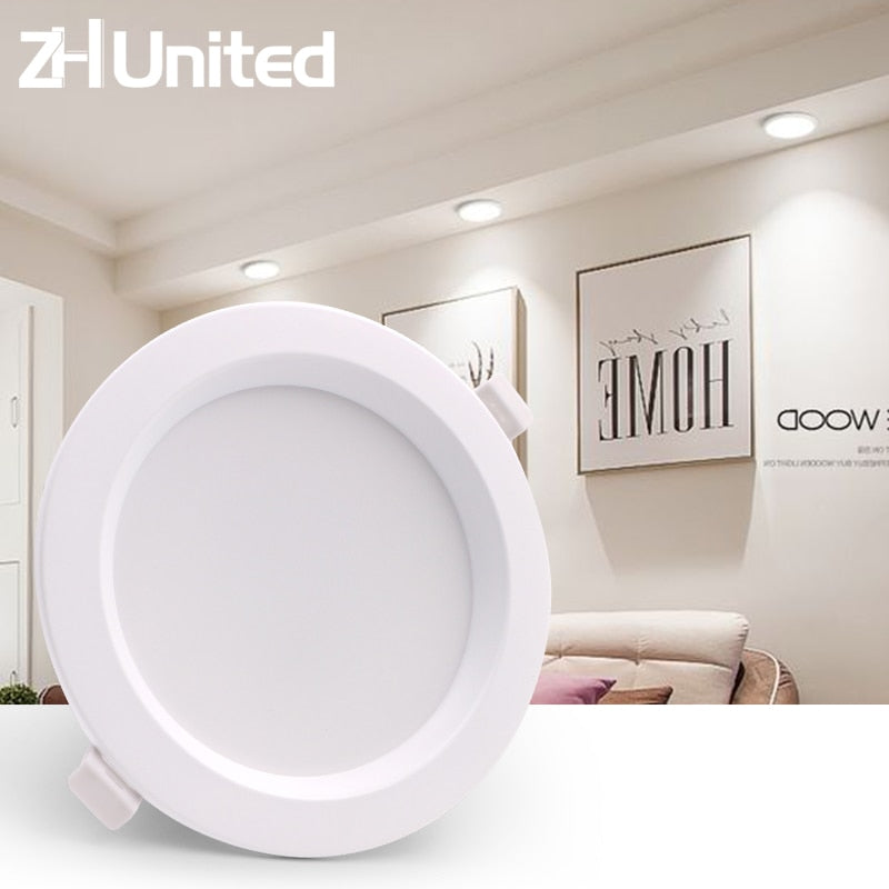 6pcs/12pcs LED downlight ceiling light AC 220V 5W 7W 12W 18W Lamp Recessed warm white / cool white Bulb Bedroom Kitchen indoor