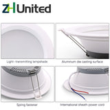 6pcs/12pcs LED downlight ceiling light AC 220V 5W 7W 12W 18W Lamp Recessed warm white / cool white Bulb Bedroom Kitchen indoor