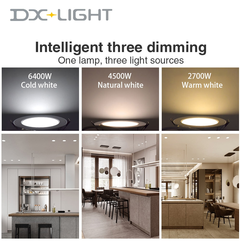 LED Downlight 5W 9W 12W 15W Round Recessed Lamp AC 220~240V Led Bulb Bedroom Kitchen Indoor LED Spot Light