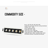 Dimmable LED Downlight Grille lamp Spot Light Indoor 2W/4W/6W/10W/20W/30W Recessed Strip COB ceiling lamp Indoor Lighting