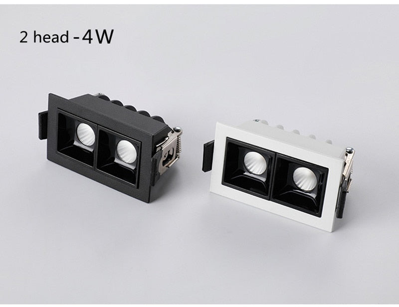 Dimmable LED Downlight Grille lamp Spot Light Indoor 2W/4W/6W/10W/20W/30W Recessed Strip COB ceiling lamp Indoor Lighting