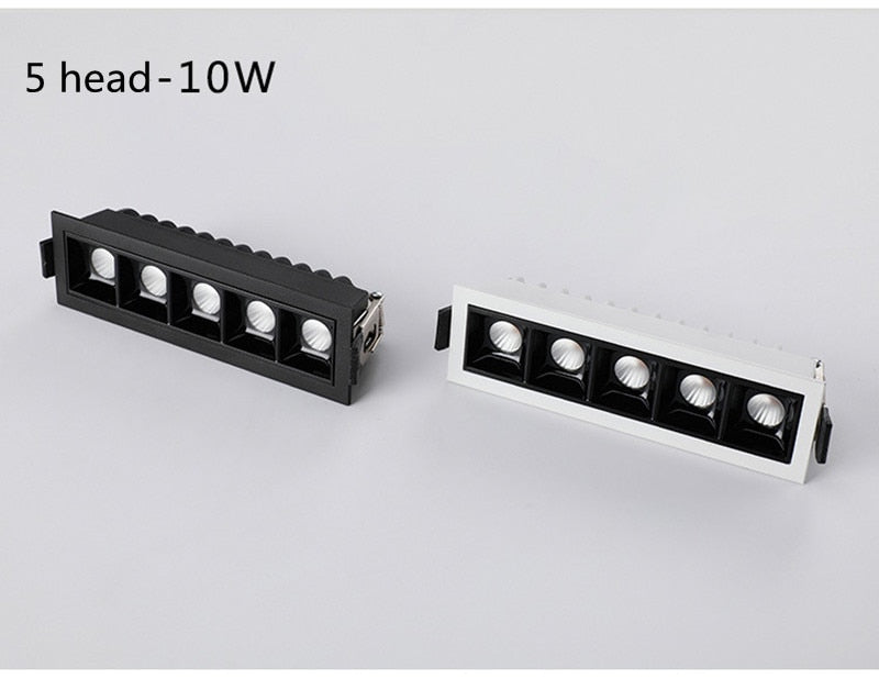 Dimmable LED Downlight Grille lamp Spot Light Indoor 2W/4W/6W/10W/20W/30W Recessed Strip COB ceiling lamp Indoor Lighting