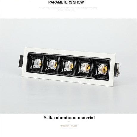 Dimmable LED Downlight Grille lamp Spot Light Indoor 2W/4W/6W/10W/20W/30W Recessed Strip COB ceiling lamp Indoor Lighting