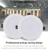 LED Downlight 3W 6W 9W 12W 15W 18W Recessed Round LED Ceiling Lamp AC 110V 220V 240V Indoor Lighting Warm White Cold White Light