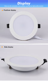 LED Downlight 3W 6W 9W 12W 15W 18W Recessed Round LED Ceiling Lamp AC 110V 220V 240V Indoor Lighting Warm White Cold White Light