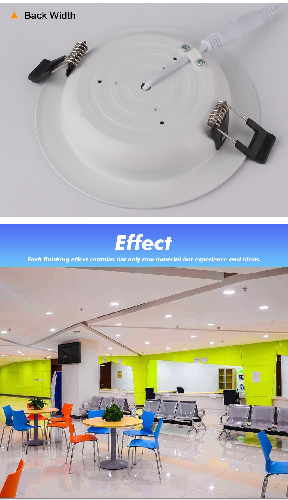 LED Downlight 3W 6W 9W 12W 15W 18W Recessed Round LED Ceiling Lamp AC 110V 220V 240V Indoor Lighting Warm White Cold White Light