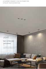 Change color temperature 3000k-6000K Recessed LED Downlight CCT Ceiling Lamp 7W 9W 12w 15w Spotlight Ceiling Fixtures Lighting