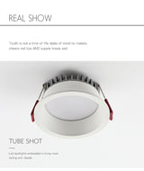 Change color temperature 3000k-6000K Recessed LED Downlight CCT Ceiling Lamp 7W 9W 12w 15w Spotlight Ceiling Fixtures Lighting