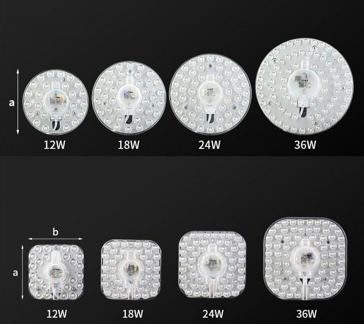 LED Ring PANEL Circle Light SMD LED Round Ceiling board circular lamp board AC 220V 230V 240V LED downlight 50W 36W 24W 18W 12W