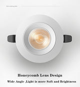 Ultra Thin Led Downlight Lamp 5W 10W 12W Led Spot 220V 110V Ceiling Recessed Downlights Round Led Panel Light for Home Kitchen