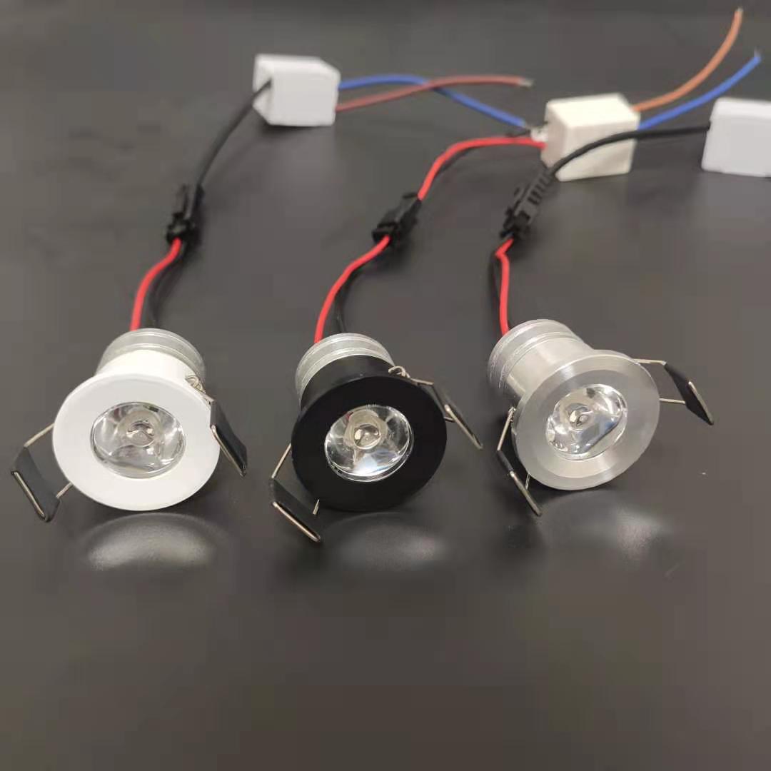 LED MiNi Downlight Under Cabinet Spot Light 3W for Ceiling Recessed Lamp AC85-265V Dimmable Down lights with driver 31mm