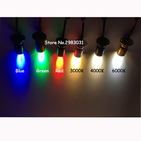LED Cabinet Mini Spot Light 1W 3W 110V 220V Downlight 12V DC Jewelry Show Include Led Driver Surface Mounted Ceiling Light Lamp