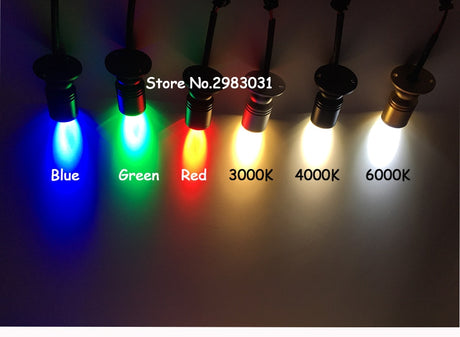 LED Cabinet Mini Spot Light 1W 3W 110V 220V Downlight 12V DC Jewelry Show Include Led Driver Surface Mounted Ceiling Light Lamp