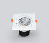 LED COB Downlight Dimmable Led Spotlight Ceiling Lamp 7W-18W Recessed 220V 110V Single DouBle Square Led Spot Light