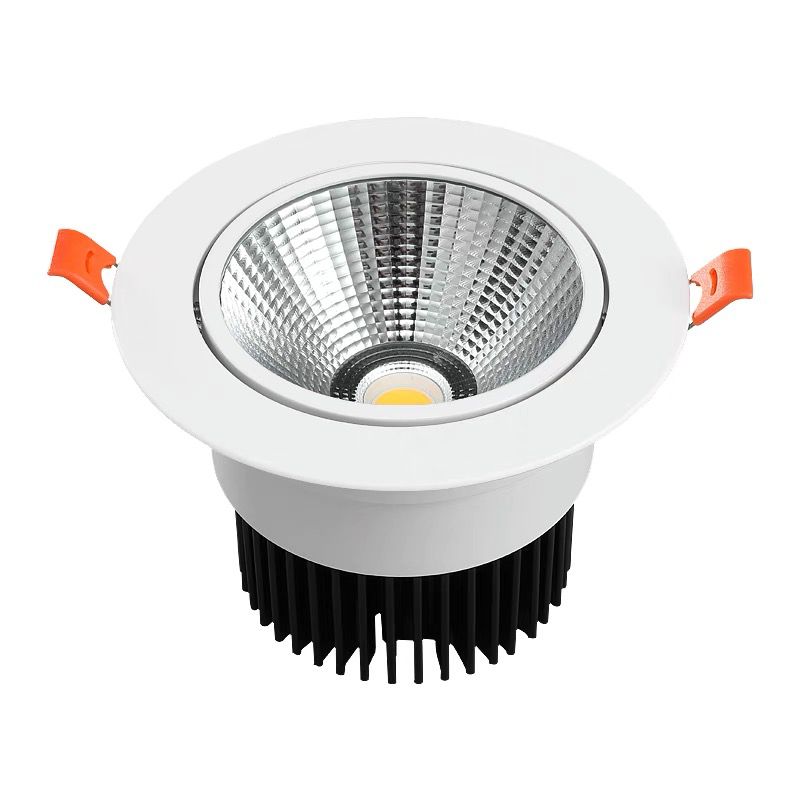 Dimmable Recessed LED Downlights 7W 9W 12W COB LED Lights AC220V 230V Ceiling Spot Kitchen Lamps Indoor Hotel Lighting