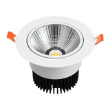 Dimmable Recessed LED Downlights 7W 9W 12W COB LED Lights AC220V 230V Ceiling Spot Kitchen Lamps Indoor Hotel Lighting