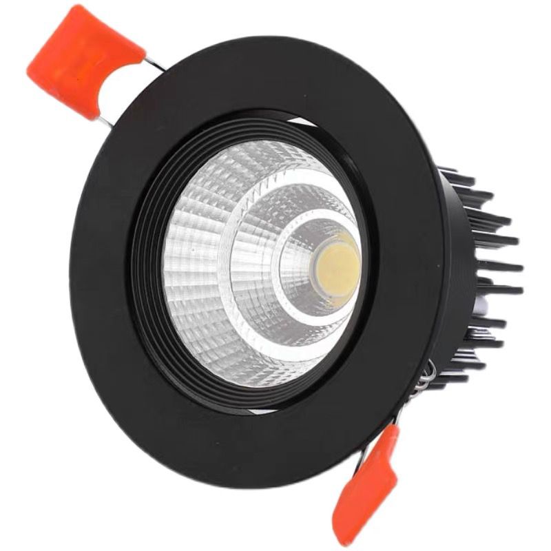 Dimmable Recessed LED Downlights 7W 9W 12W COB LED Lights AC220V 230V Ceiling Spot Kitchen Lamps Indoor Hotel Lighting