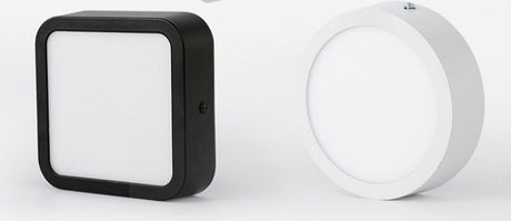Round Square LED Panel Light Ceiling Lamps 6W/9W/12W/18W/24W Surface Mounted AC86-265V LED Downlights Home Decors Indoor Lighting