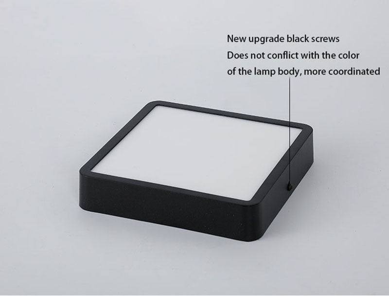 Round Square LED Panel Light Ceiling Lamps 6W/9W/12W/18W/24W Surface Mounted AC86-265V LED Downlights Home Decors Indoor Lighting