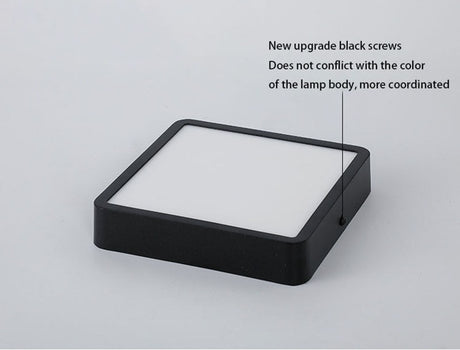 Round Square LED Panel Light Ceiling Lamps 6W/9W/12W/18W/24W Surface Mounted AC86-265V LED Downlights Home Decors Indoor Lighting