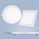 LED Panel Light 3W 4W 6W 9W 12W 15W 18W Recessed Ceiling LED Downlight Indoor lighting Spot Light Slim design home renovation