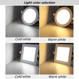 LED Panel Light 3W 4W 6W 9W 12W 15W 18W Recessed Ceiling LED Downlight Indoor lighting Spot Light Slim design home renovation