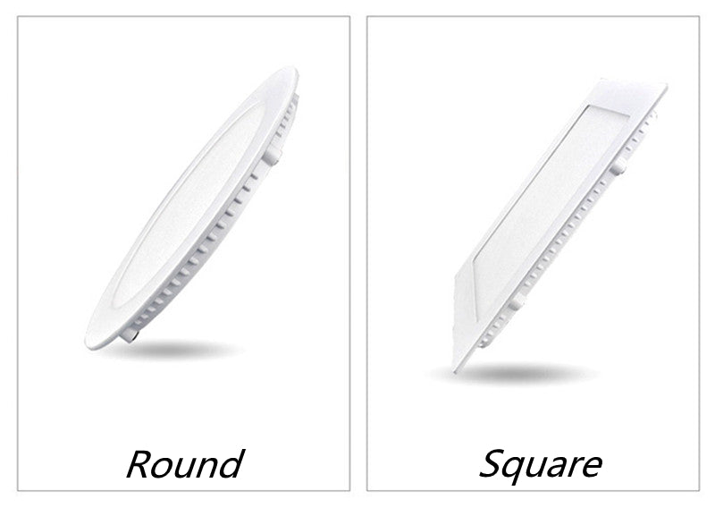 LED Panel Light 3W 4W 6W 9W 12W 15W 18W Recessed Ceiling LED Downlight Indoor lighting Spot Light Slim design home renovation