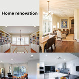 LED Panel Light 3W 4W 6W 9W 12W 15W 18W Recessed Ceiling LED Downlight Indoor lighting Spot Light Slim design home renovation