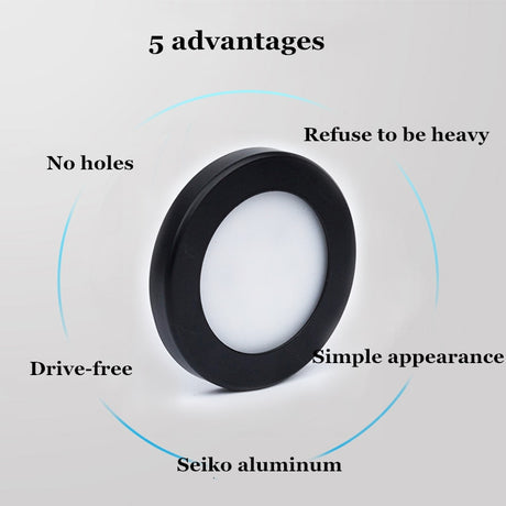 LED Downlight Mini Surface Mounted 220V 240V 5W 7W Panel Spot Light Ultra thin Indoor Lighting Home Kitchen Cabinet Lamp