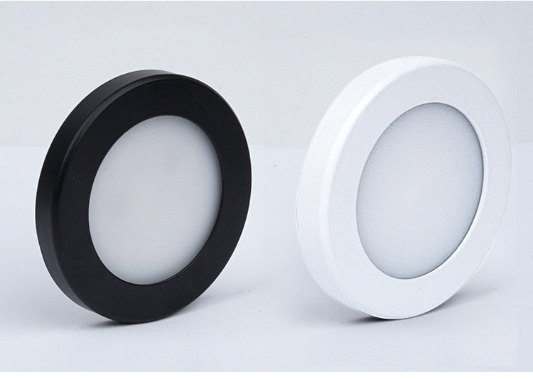 LED Downlight Mini Surface Mounted 220V 240V 5W 7W Panel Spot Light Ultra thin Indoor Lighting Home Kitchen Cabinet Lamp