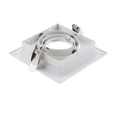 Square Ring Led Ceiling Downlights Recessed Adjustable GU10 MR16 Bulb Socket Base Spot Lamps Holder Frame Bracket Fitting