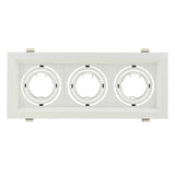 Square Ring Led Ceiling Downlights Recessed Adjustable GU10 MR16 Bulb Socket Base Spot Lamps Holder Frame Bracket Fitting